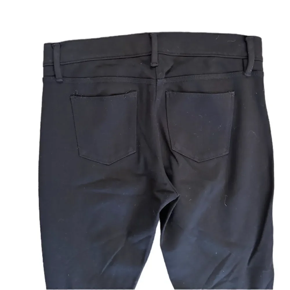 J. Crew The Gigi Pant Faux Leather Black Size 0